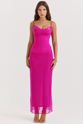 Nalini Fuchsia Maxi Dress